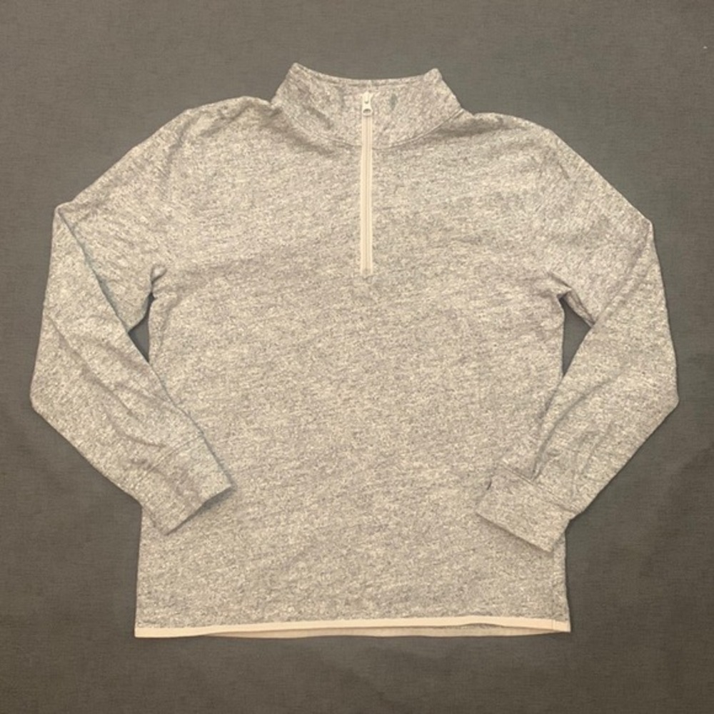 GAP Kids Gray 1/4 Zip Pullover Long Sleeve Sweatshirt Top‎ Youth Boys Size XXL
